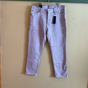 Banana Republic Traveler/Voyageur Slim Fit Rose/Taupe Jeans Size 34 x 30. NWT
